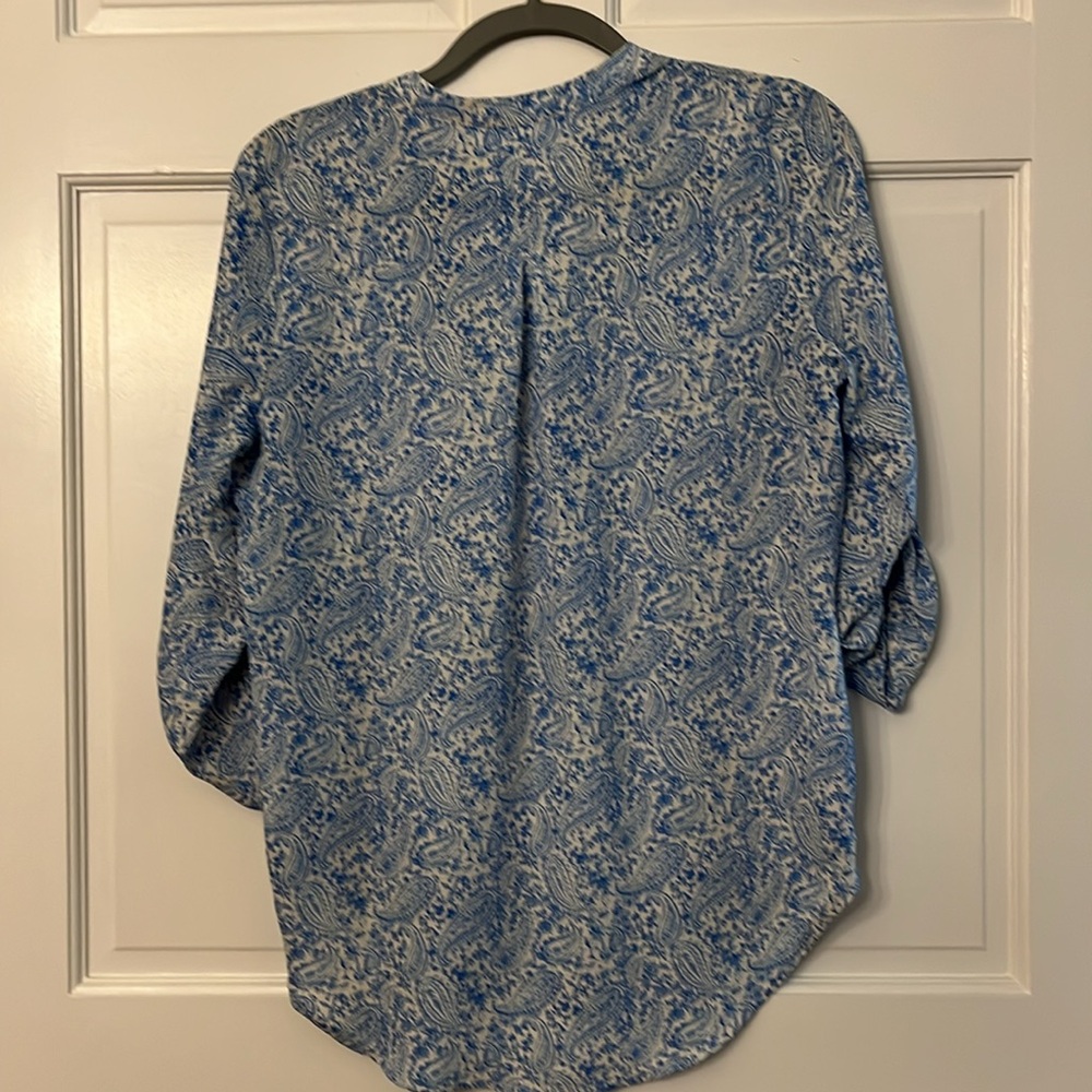 Cute Cream Paisley Top by Lush - Picture 6 of 7